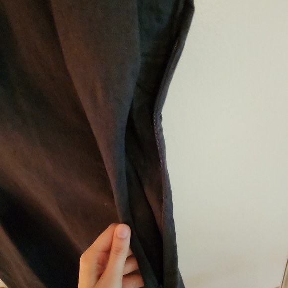 Linen and cotton black dress h&m - Picture 3 of 7